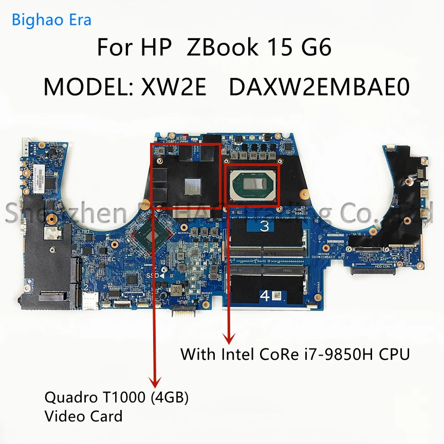 

L68824-601 для ноутбука HP ZBook 15 G6 материнская плата DAXW2EMBAE0 с процессором Intel CoRe i7-10750H Quadro T1000 4 Гб видеокарта 100% Новинка