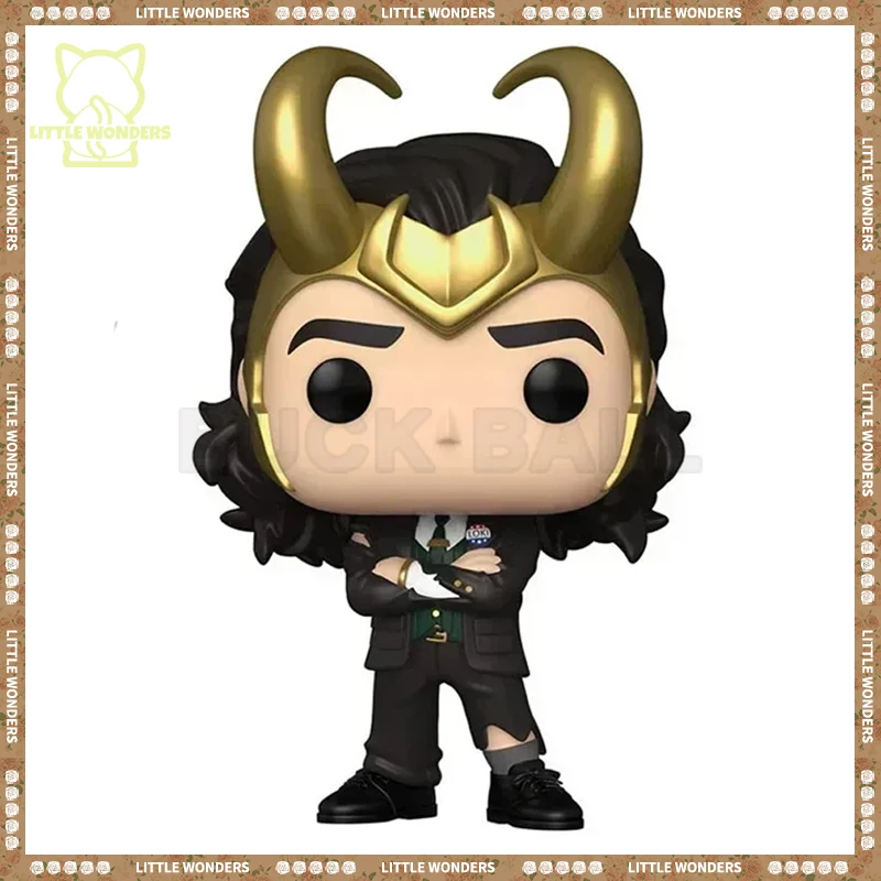 Cute Loki Figure Rocky Crown Limited Edition Anime Figurine Ml Loki Kawaii Mini Doll The Avengers Decor Models Kid Toy Doll Gift