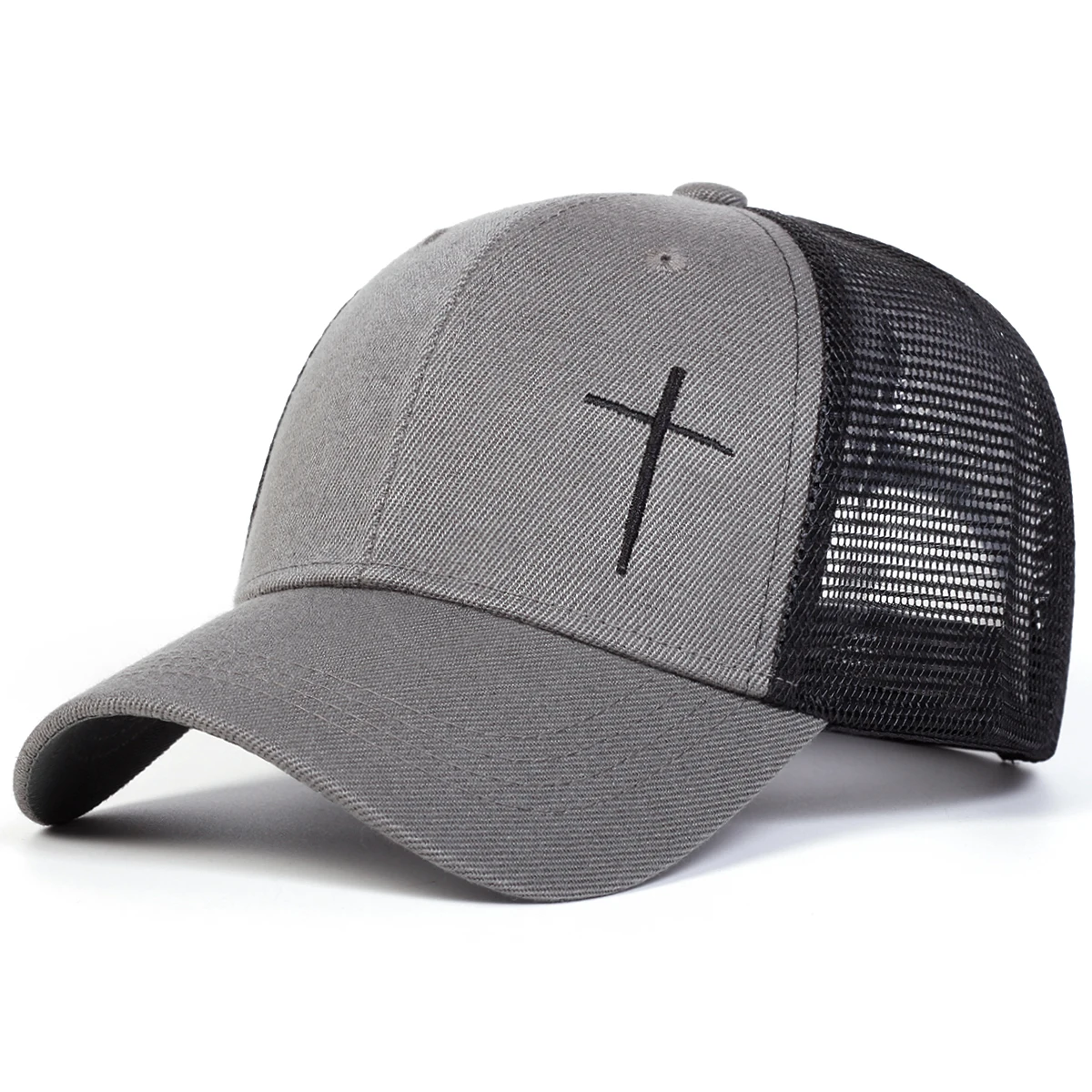 Unisex Baseballkappen mit Kreuzstickerei, Frühling, Sommer, Outdoor, verstellbare Freizeithüte, Papa-Hut, Sonnenschutzhut – Detail 6