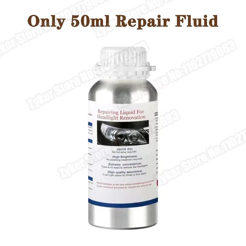 Набір для відновлення лаку для фар автомобіля Інструмент для догляду за автомобільними фарми Набір для відновлення фар Рідина для відновлення фар автомобіля