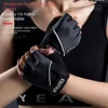 1Pair Breathable Cycling Gloves Workout Gym Gloves for Men Women Weight Lifting Fingerless Gloves Training Exercise Fitness 4