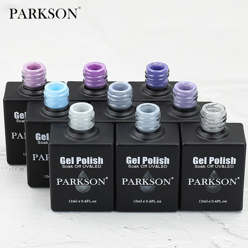 파르손 다크 그레이 매트 컬러 시리즈 젤 네일 폴리쉬 겨울용 롱래스팅 풀커버리지 매니큐어 소크 오프 네일 아트 젤 바니쉬