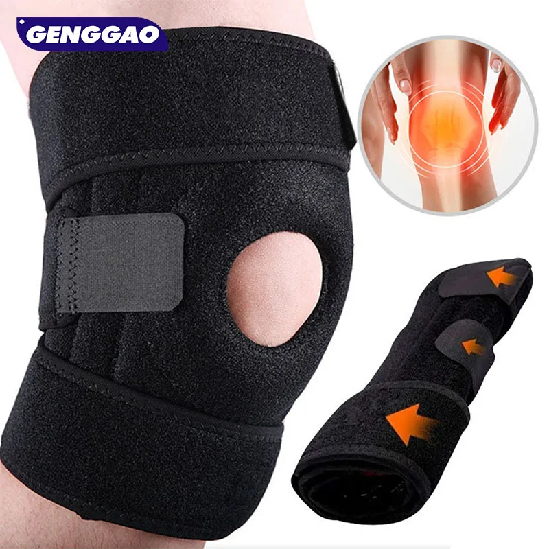 

1Pcs Adjustable Compression Knee Patellar Pad Tendon Support Sleeve Brace for Men Women -Arthritis Pain,Injury Recovery,Running