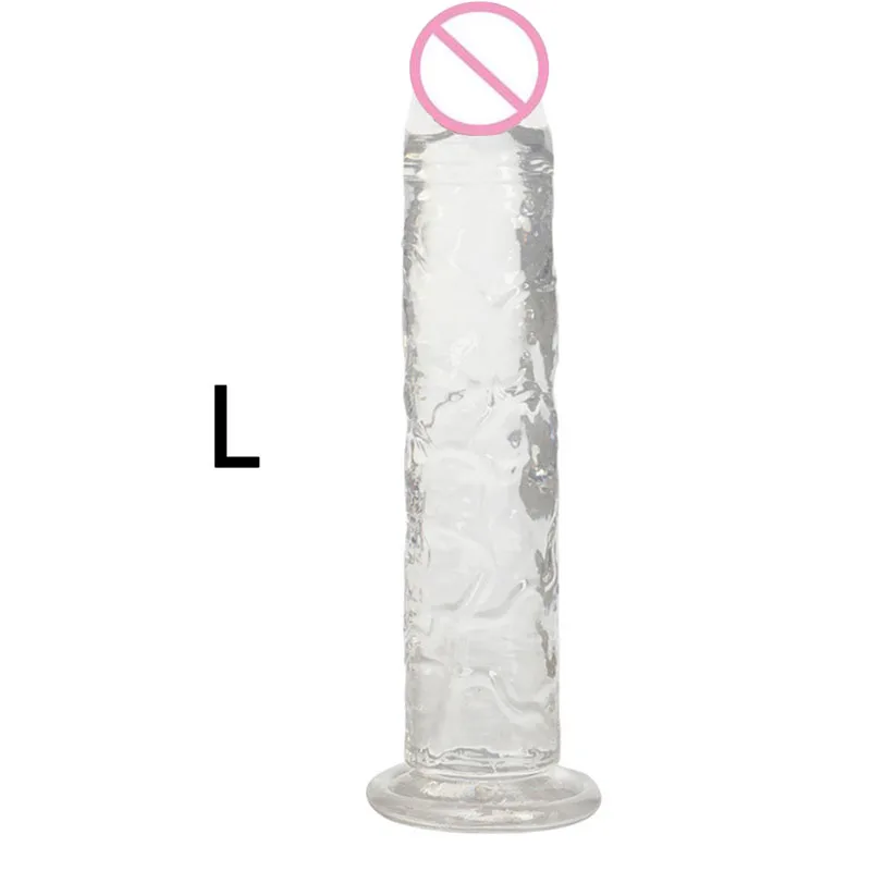 3 Size Translucent Soft Jelly Dildo Realistic Fake Dick Penis Butt Plug Sex Toys For Woman Men Vagina Anal Massage Product sex toys