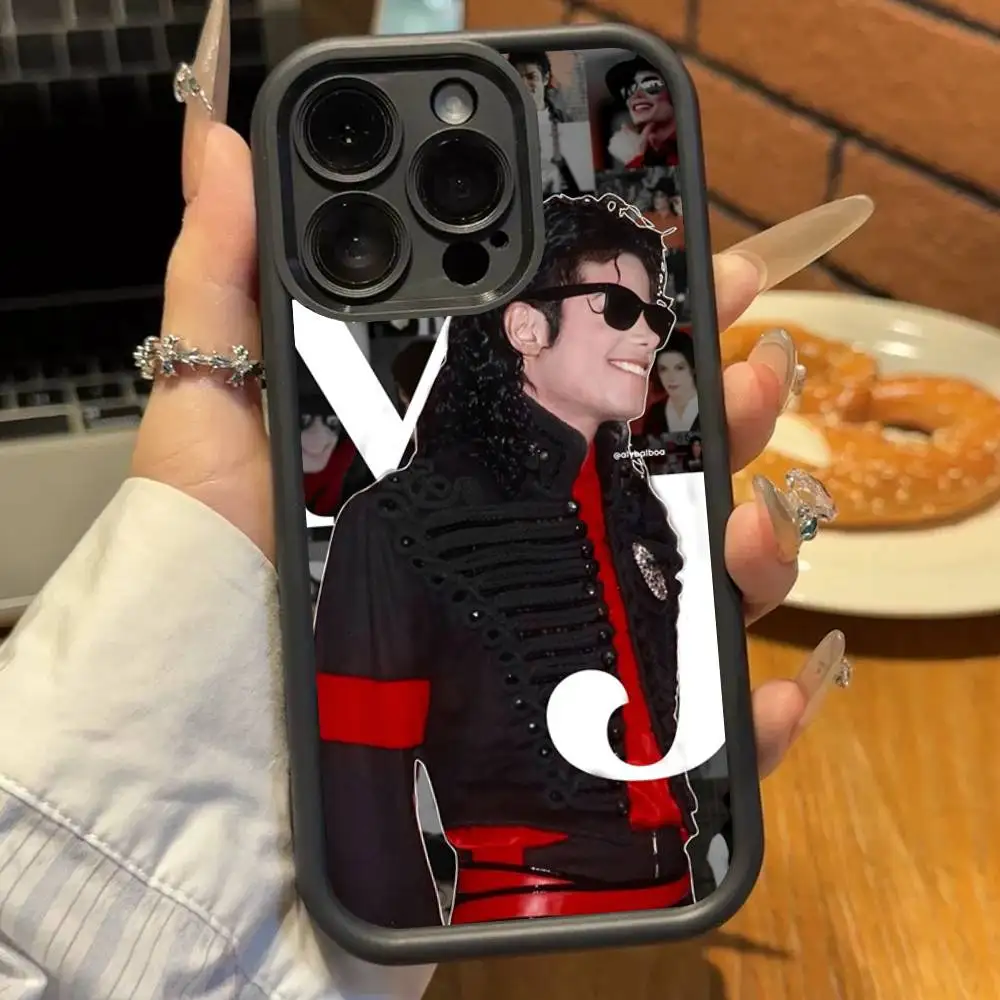 Michael Jackson Black Full Coverage Soft Silicone Phone Case
