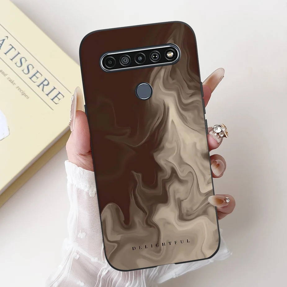 Cute Letters Cartoon Soft TPU Matte Phone Case Cover