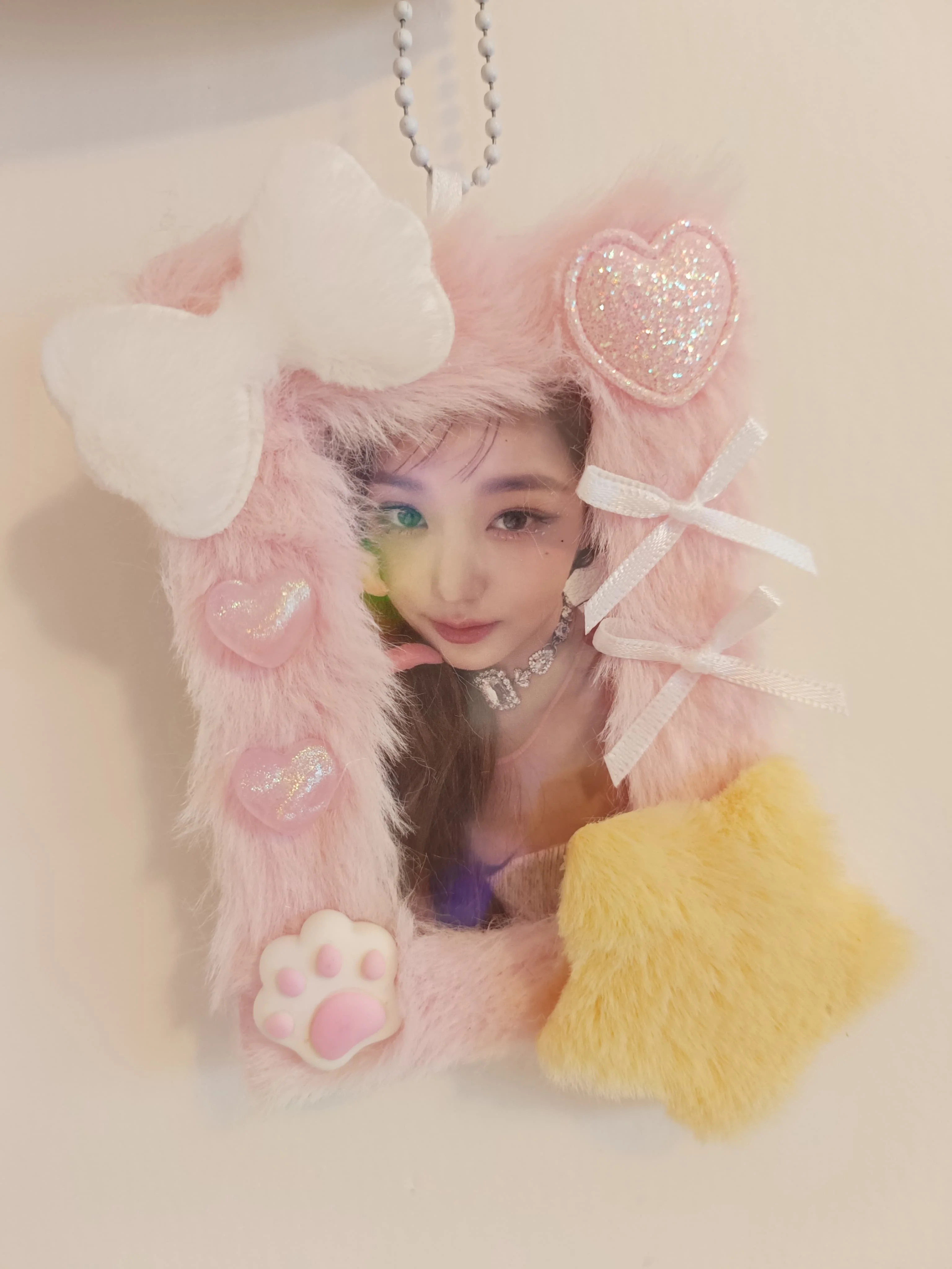 Kpop Photocard Holder Plush Sleeve Photo Card Handmade Lace Idol