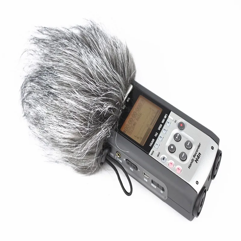 Parabrezza Peloso Gatto Morto Per Zoom H4N Pro Parabrezza Artificiale Ad Alta Quanlity Per Ridurre Il Rumore Del Vento Mantis Blu