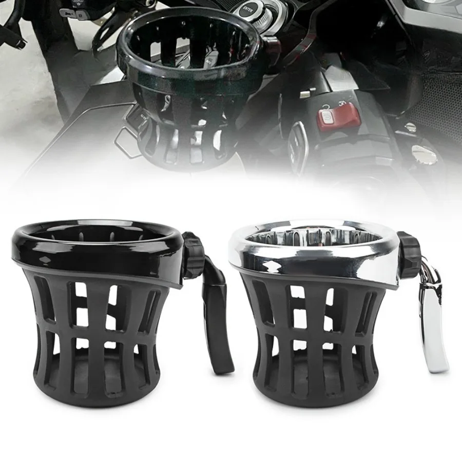 

For Harley Sportster Softail Motorcycle Supplies CNC Drink Stand Water Bottle Cage Cup Holder Objects Accessory Universal Mount