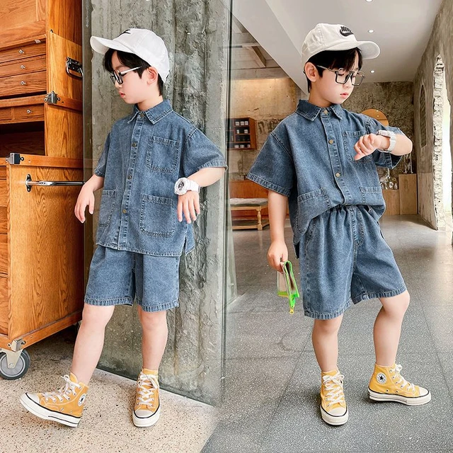 Boys' Spring and Autumn Dress Suit 2023 Children's Spring Dress Boys' Baby  Casual Jeans Two-piece Set - AliExpress