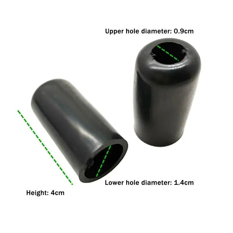 2PCS Black Motorcycle Scooter CG125 GN125 YBR125 YBR250 TTR225 GN250 Mirror Seal Dust Proof Sleeve For 125cc 150cc 250c