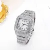 2pcs Luxury Fashion Men Women Watch Set Silver Strap Ladies Quartz Wristwatch Alloy Bracelet For Ladies Gift (without box) 4