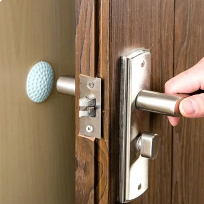 Soft Rubber Pad To Protect The Wall door stopper silicone door stopper door stopper bumpers Self Adhesive Door Stopper Golf Modelling Door Fender Stickers (White/Blue/Pink/Green/Purple)