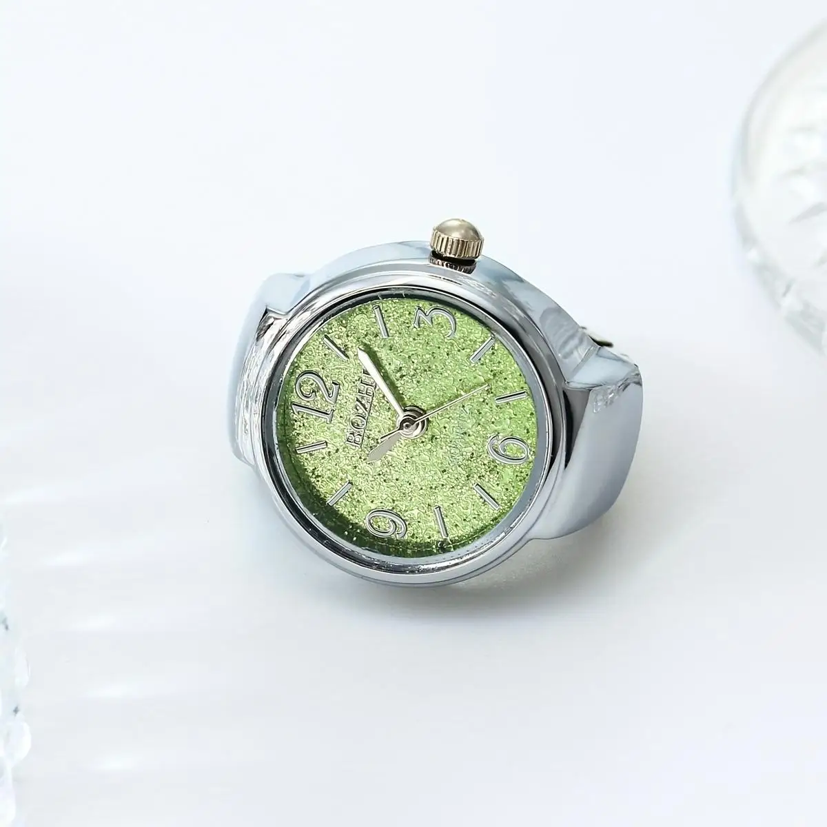 Rainbow Color Trendy Ring Watch – Fashionable Unisex Timepiece