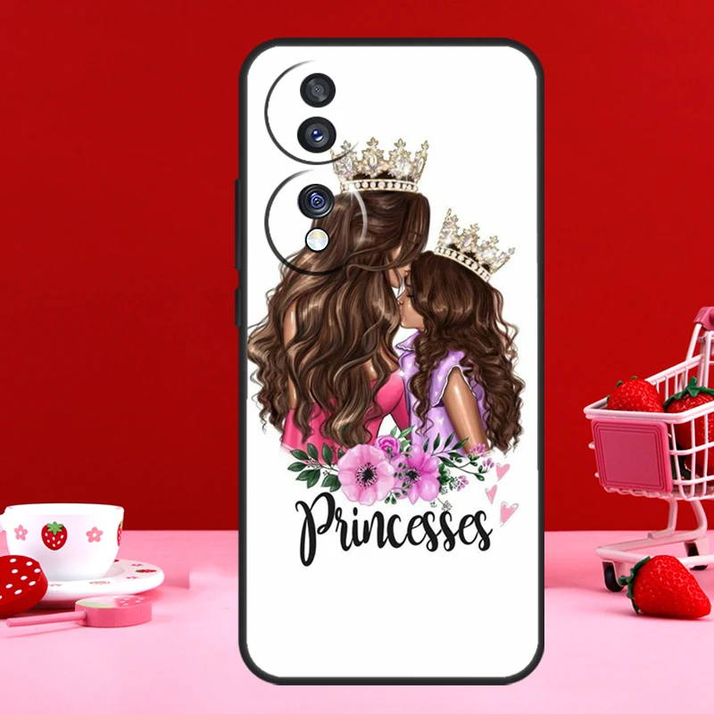 Elegant Mom & Baby Queen Design Phone Case - Premium Back Cover
