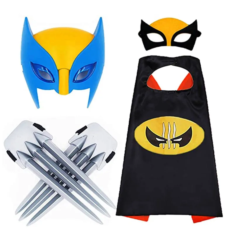 thumbnail image 1 of Disfraz de superhéroe de Marvel Classic Universe para niños, de lujo, con pecho musculoso, de Wolverine, para Halloween, 1 of 4