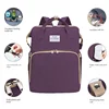 Mother Baby Leather Pu Bag Mommy Storage Double Bag Baby Bag Travel Backpack Diaper Bag Mom Skin Bag Baby Shoulder Stroller 3