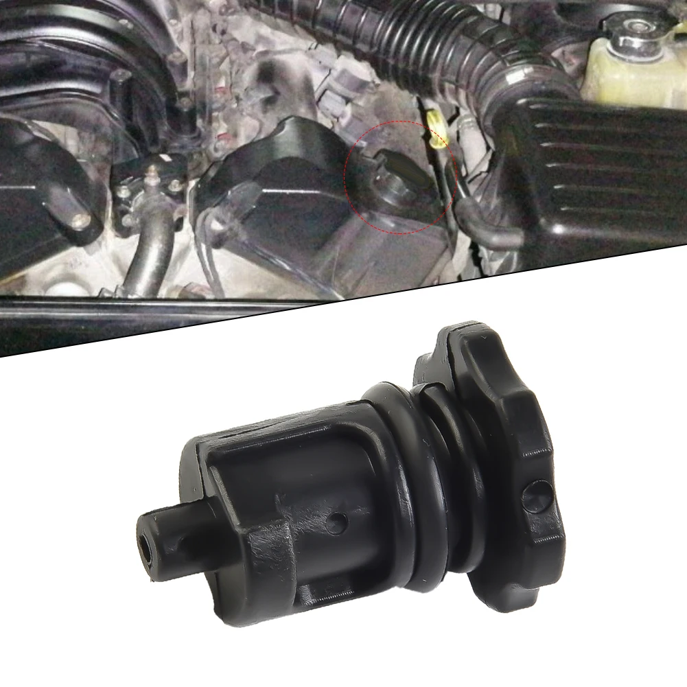 

New Practical Quality Useful Dipstick Filler Cap Black Parts Plastic Replacement Transmission Vehicle 04591959AA