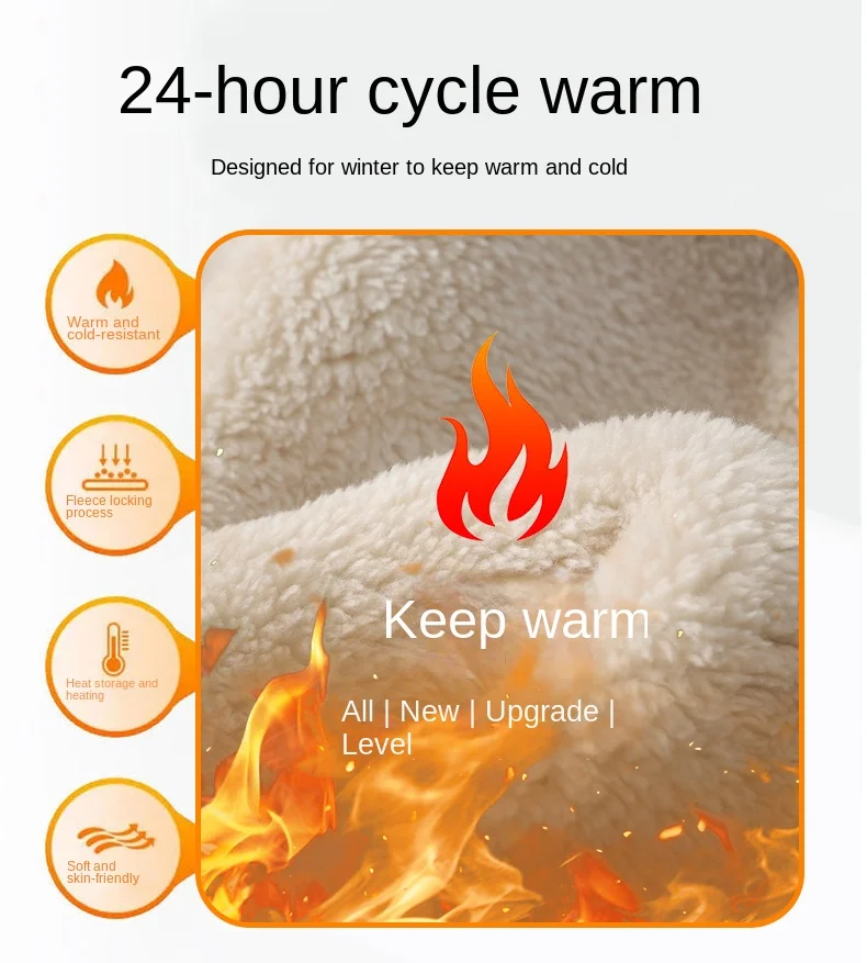 Description Picture 5 of item2023 Winter Men's Warm Cotton Pants New Casual Zipper Pocket Loose Sports Pants Thick Large Size Drawstring Running Pants L-8Xl