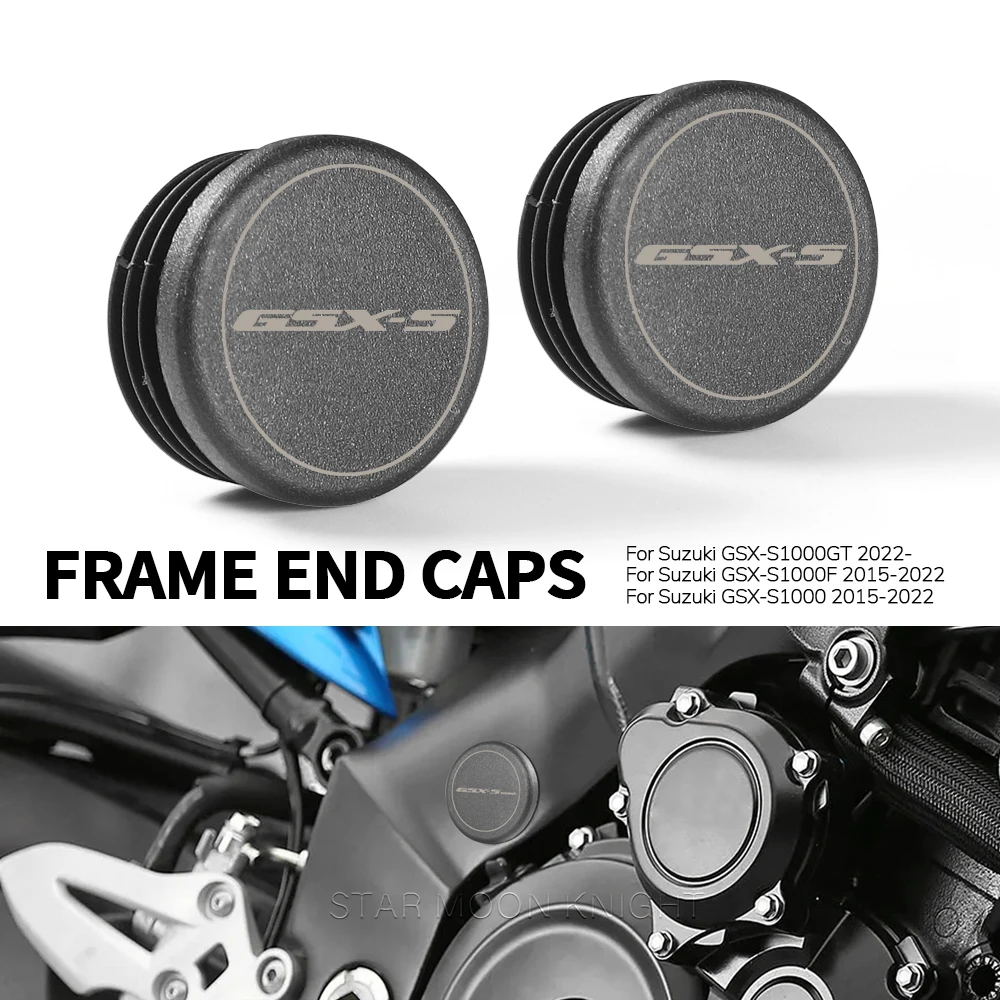Motorcycle Frame Hole Cover Caps Plug Decorative Frame Cap Set For Suzuki GSX-S1000 GSX-S1000F GSX-S1000GT GSXS1000 2015-