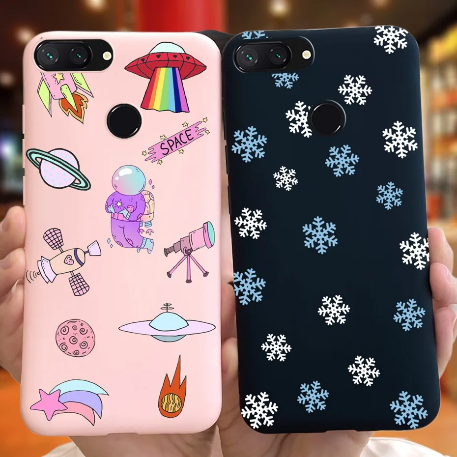 Lovely Print Soft Silicone Phone Case - Stylish Protective Back Cover with Bumper