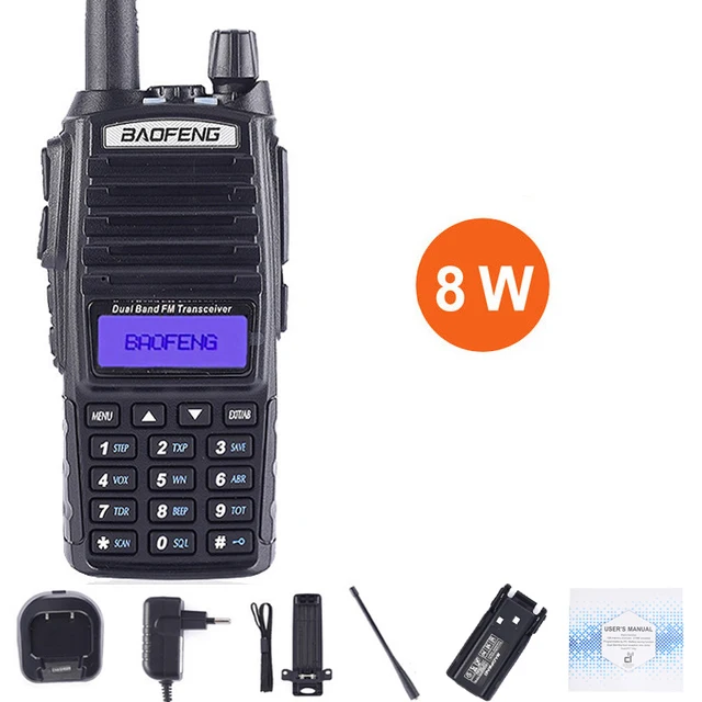 Baofeng Real 8W Portable Radio Walkie Talkie UV82-8W
