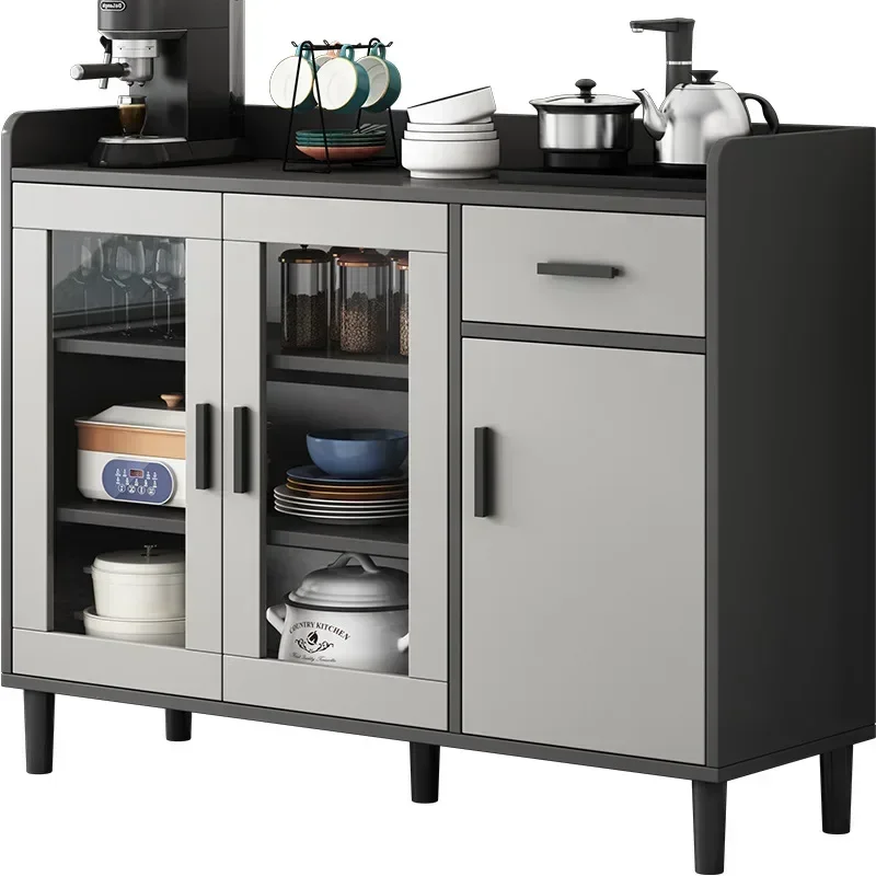 Dining Room Modular Sideboard Corner Cabinet Glass Display Closet Basket Cupboard Shelf Kitchen Armario De Cozinha Console Table