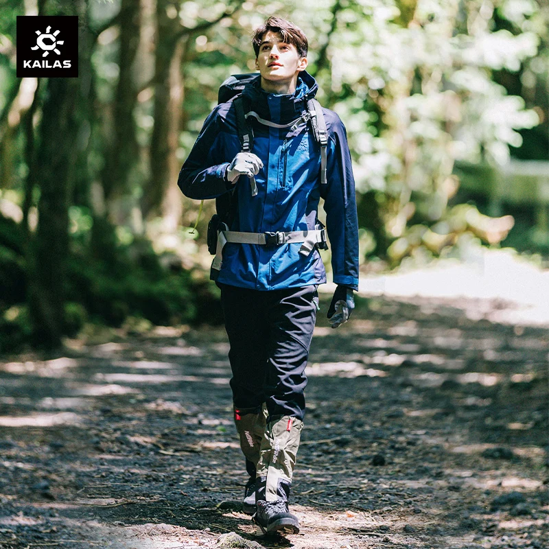 KAILAS 3 In 1 Down Jacket for Men Autumn/Winter Solid Warm Hiking Camping Skiing Windbreaker Outdoor Windproof Jackets KG110383 down jackets