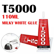 

T5000 Glue Glue Diamond Jewelry DIY Grafting Glue Touch Screen Phone Repair Super Glue T-5000 Glass 1 Piece 110ml Milky White