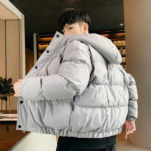 남성용 따뜻한 재킷 코트, 두꺼운 후드 파카, 턴 다운 칼라, 따뜻한 코트, 패션 스트리트웨어, 3XL, 겨울, 신상 3