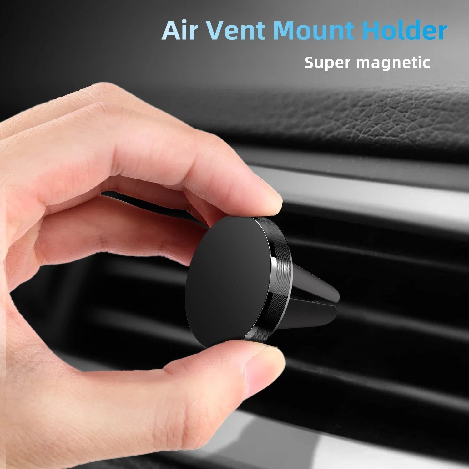 Air Vent Magnetic Car Phone Holder Magnet Smartphone Mobile Stand Cell Gps Support Per Iphone 13 12 Xr Xiaomi Mi Huawei Samsung