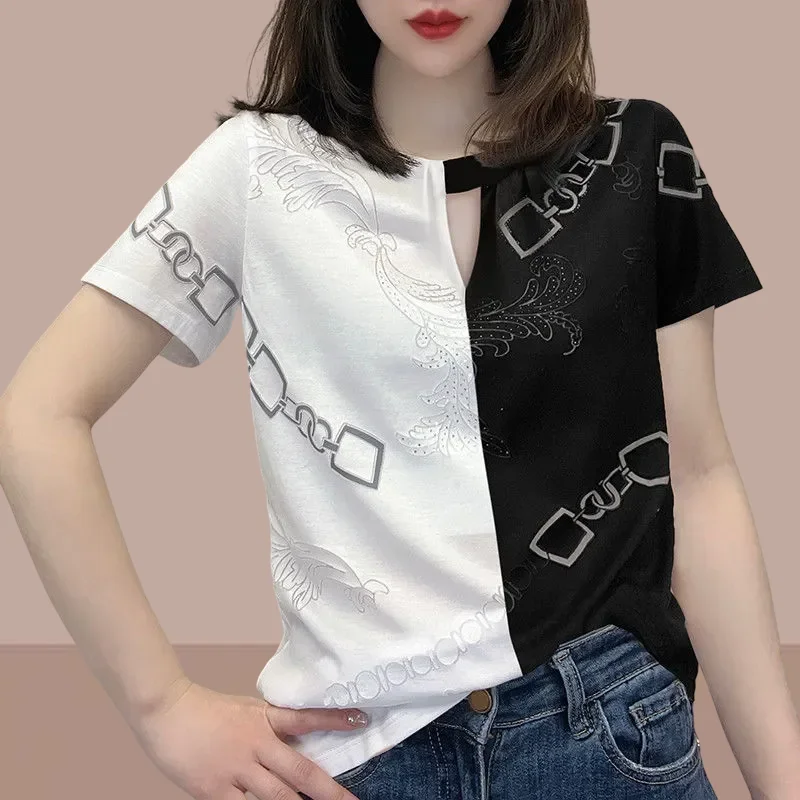 6840-Black T-shirt