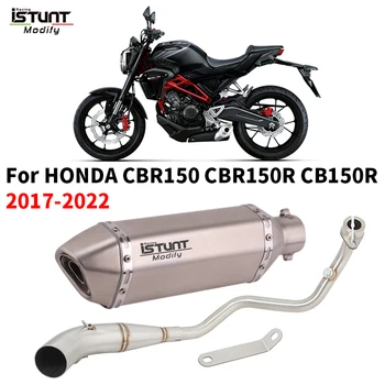 For Honda CB150R CB 150 R 2017 - 2022 Full System Motocross Motorcycle Exhaust Muffler Escape Moto With Removable DB Killer