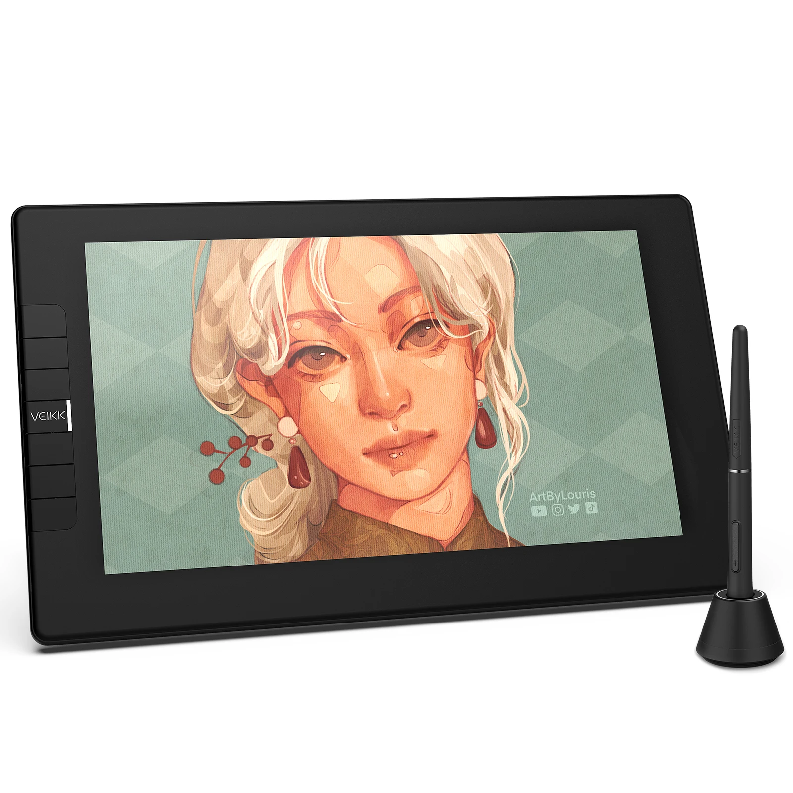 VEIKK VK1200 液晶ペンタブレット 11.6インチ 液タブ Amazon | VEIKK