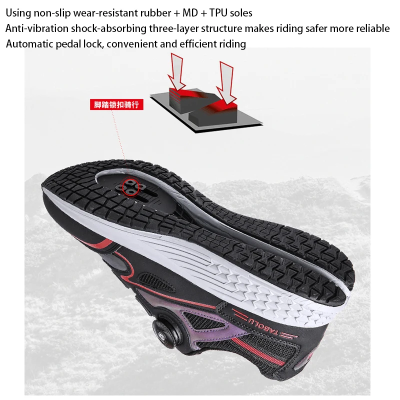 Mtb Cycling Shoes Men 2024 Flat Bottom Dirt Bike Race Mountain Footwear Bicycle Indoor Cleats Lock Cleat Trekking Cycling Sneake 4