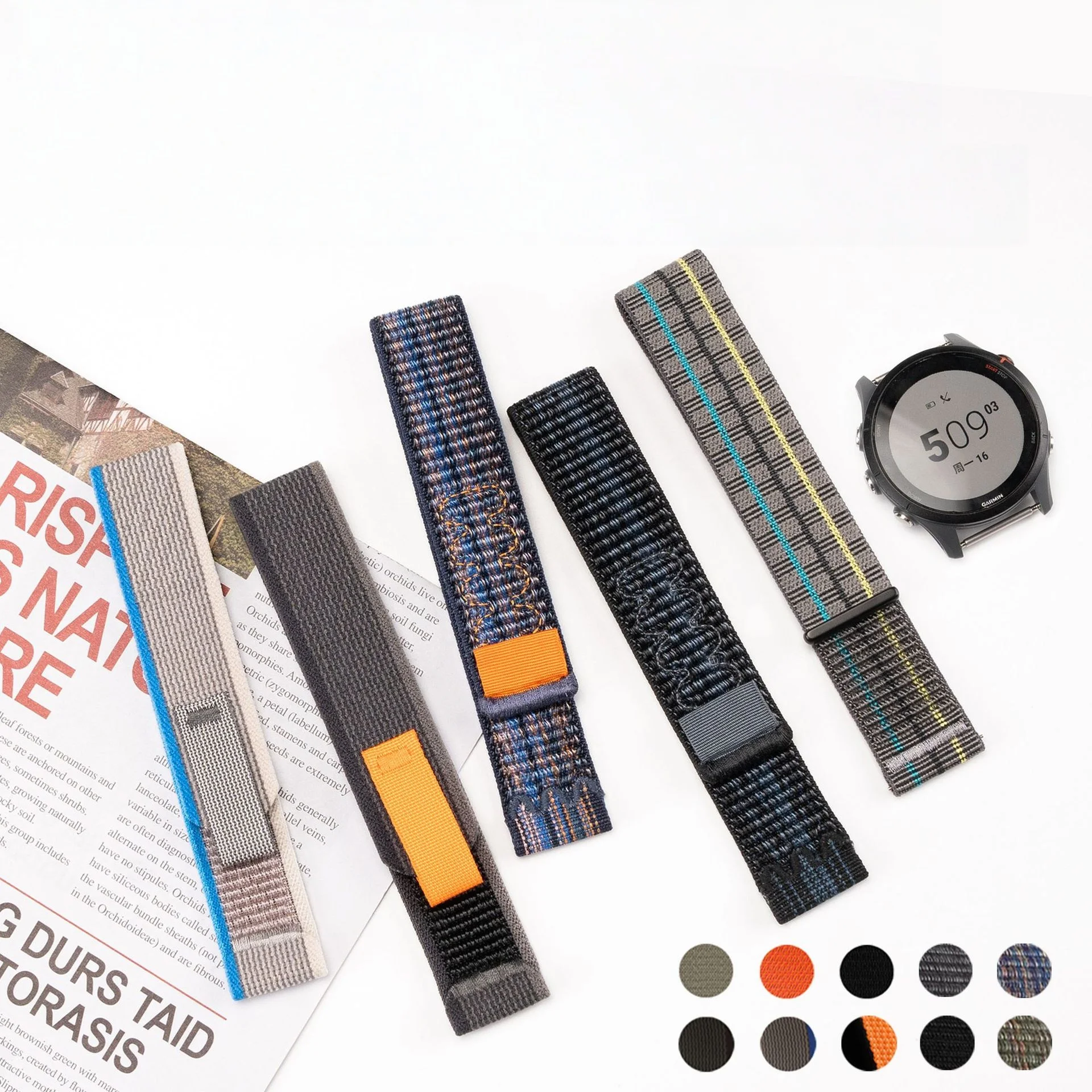 Premium 22mm Nylon Watch Strap – Durable Sport Bracelet Wristband