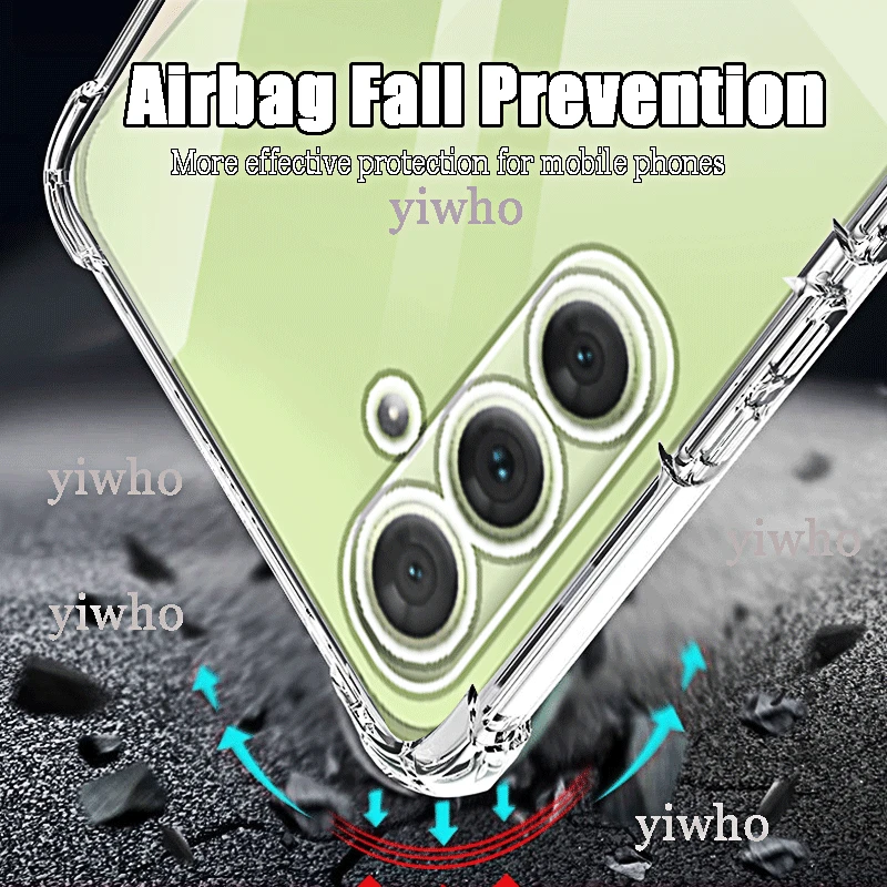 Durable Shockproof Clear Silicone Soft Back Case Coque
