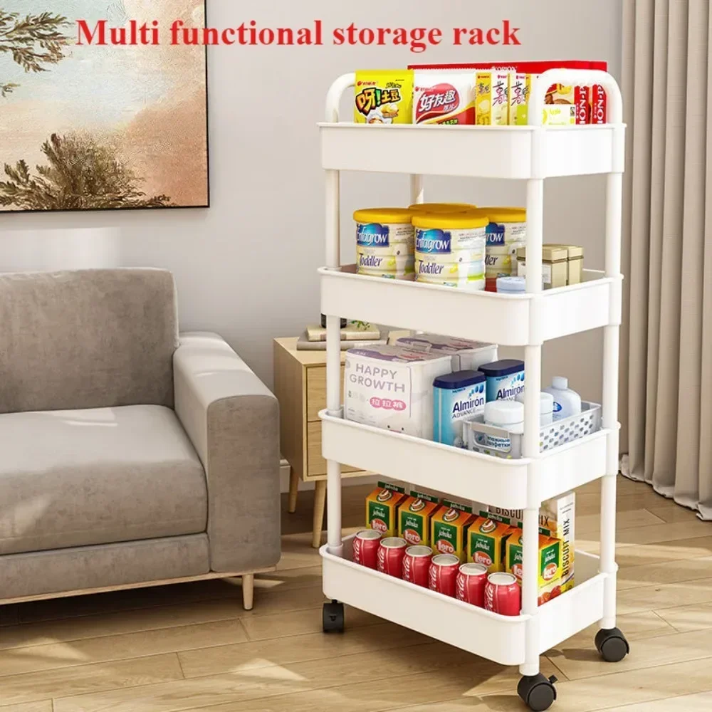 Trolley Rack Kitchen Bedroom Bathroom Multi Layer Storage Rack multi layer storage rack