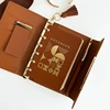 Mini A7 Loose-leaf Notebook Exquisite Senior Bussiness Diary Pu Cover Notepad 365day Planner School Office Stationery Friend 5