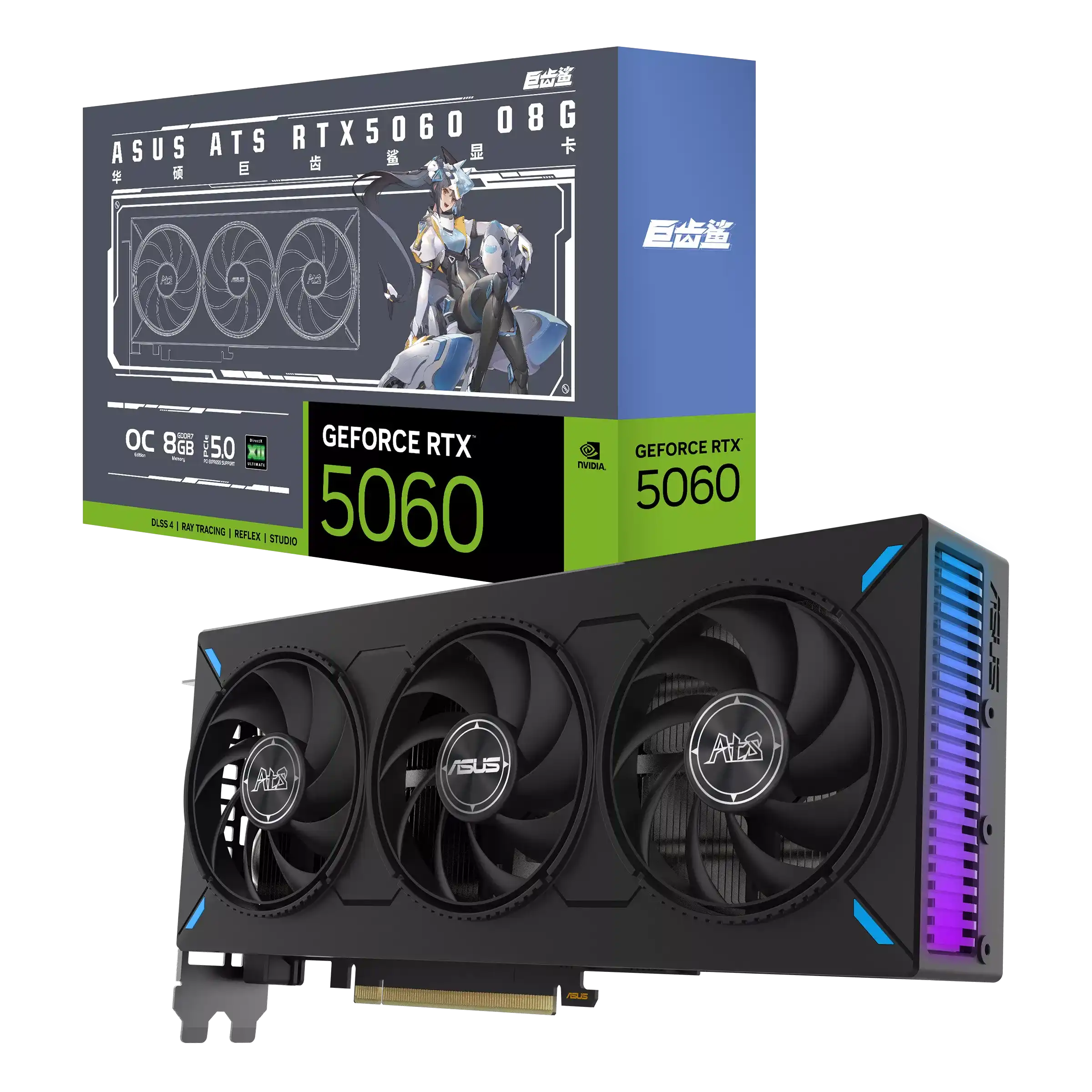 ASUS PRIME ATS RTX 5060 8G O8G NVIDIA® GeForce RTX™ 5060 New