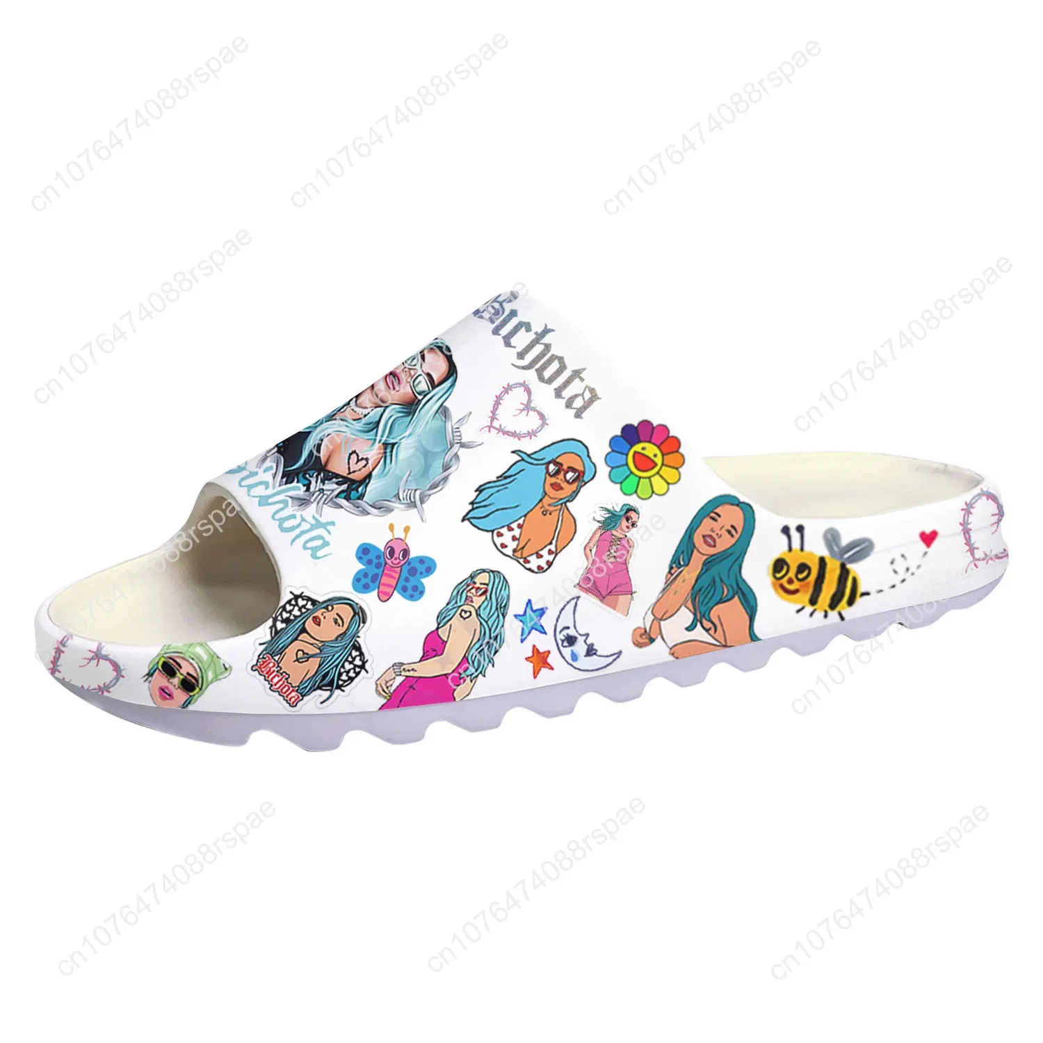 Karol G Bichota Soft Sole Sllipers High Grade Home Clogs Customized Step on Water Shoes Mens Womens Teenager on Shit Sandals