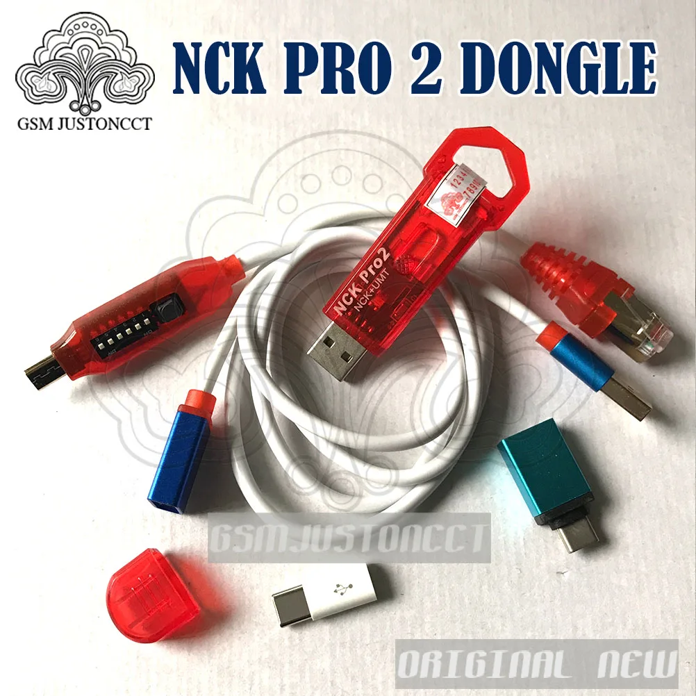 

2022 Original New Nck Pro 2 Dongle Key (Nck + Umt ) 2in 1 + Umf All Boot Cable with Sim Smart Card And one year Activation Tool