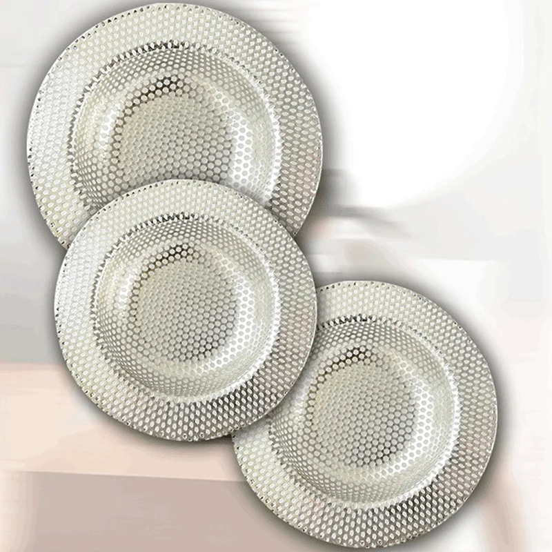 7cm/9cm/11cm Kitchen Sink Strainer Drain Hole Filter Trap Water Sink Strainer Stainless Steel Bath Drain Waste Screen 1Pcs