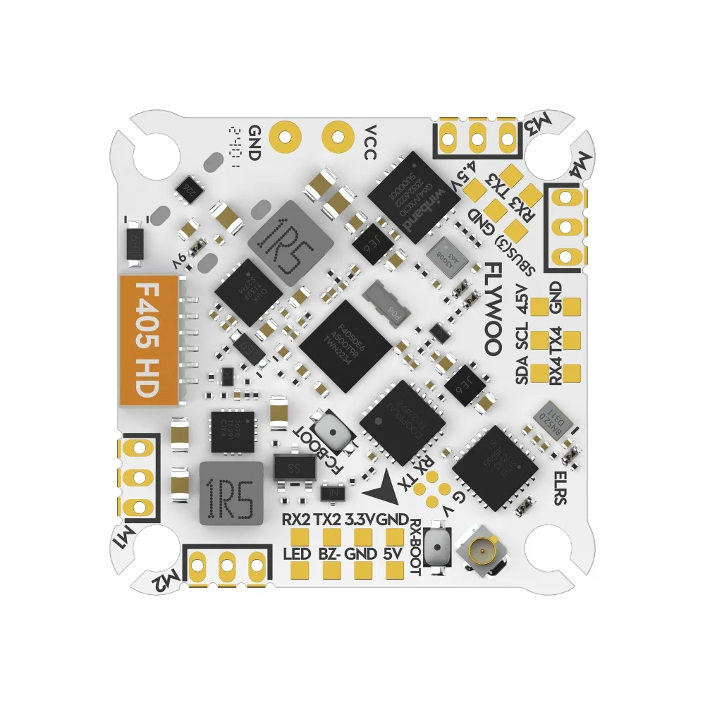 FLYWOO GOKU F405 HD V2 AIO – Carte de vol ELRS 2.4G pour micro drone HD 1-2S