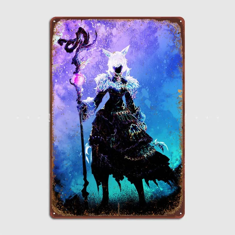 

Soul of the Sorceress Poster Metal Signs Wall Decoration for Home Decorations Tin Sign Vintage Retro Home Decor Items Art Mural