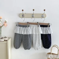 Leggings d'automne pour bébés filles, pantalons longs de style coréen pour nourrissons et tout-petits, vêtements pour enfants de 0 à 3 ans, vêtements d'extérieur à fleurs 5