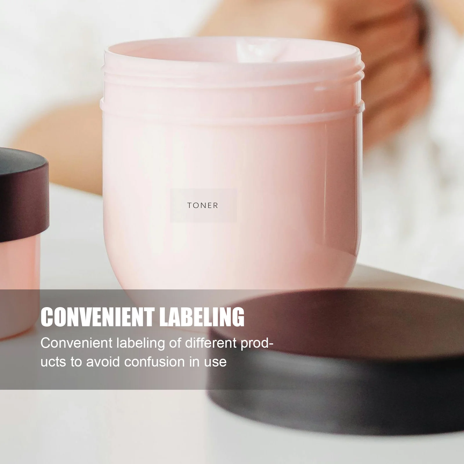 50 Pcs Bottled Labels for Travel Size Bottles Skin Care Product Sticker Toiletries Bathroom Organizing Pvc Stickers