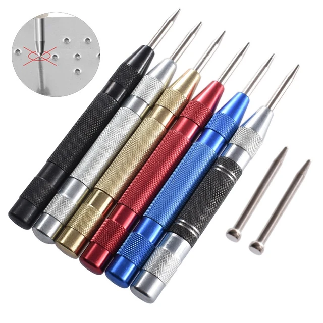 3PCS Non-Slip Center Punch Metal Wood Marking Drilling Tool Alloy Steel  General Automatic Punch For Wood Drilling Tools - AliExpress