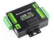 Waveshare-Industrial isolado USB para 4-Ch RS232 conversor,