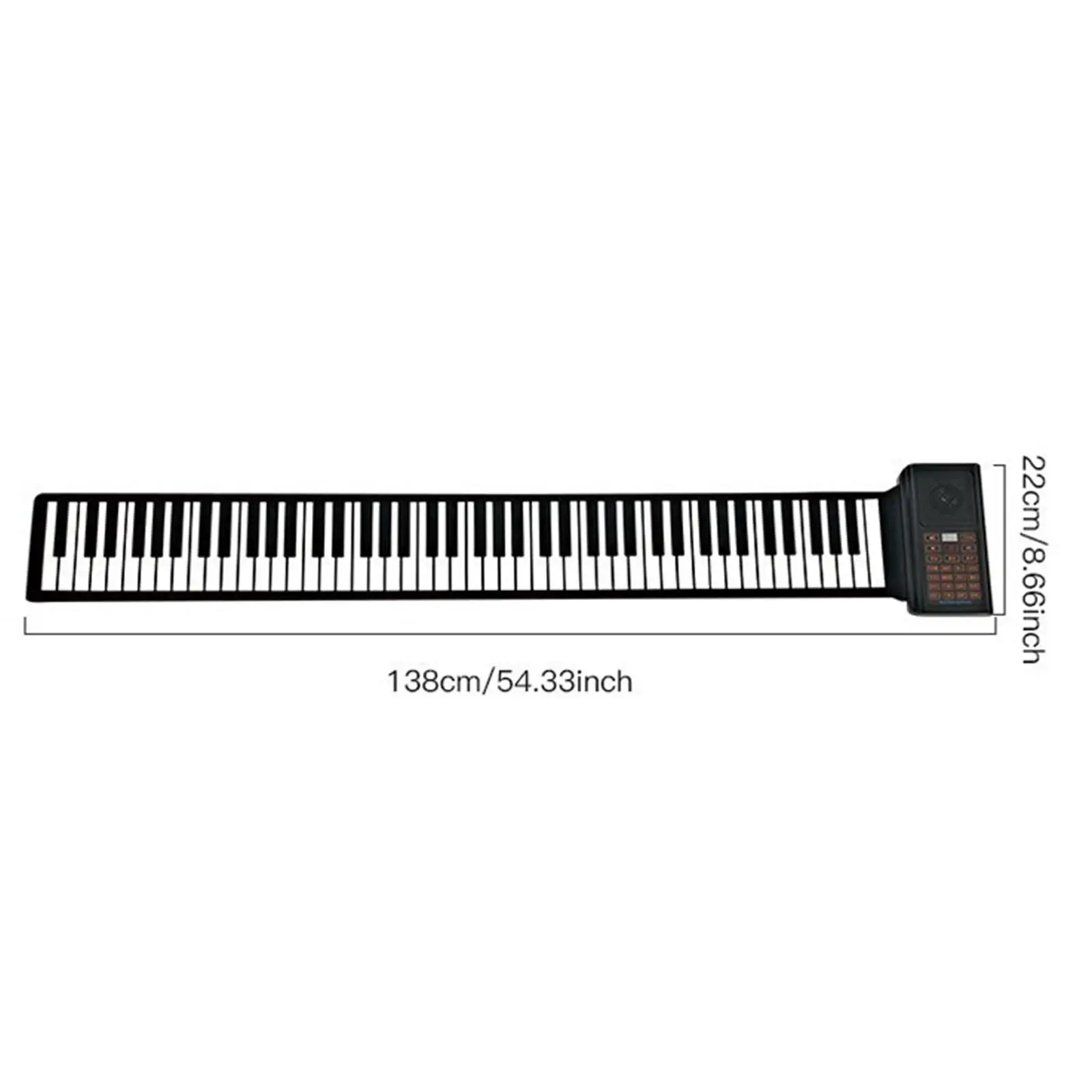 

Electric Hand Roll Piano Keyboard Educational Digital Music Piano Keyboard for Beginner